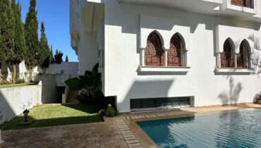 Villa Vide Avec Piscine à Vendre – Boubana- Rmilate  – Tanger